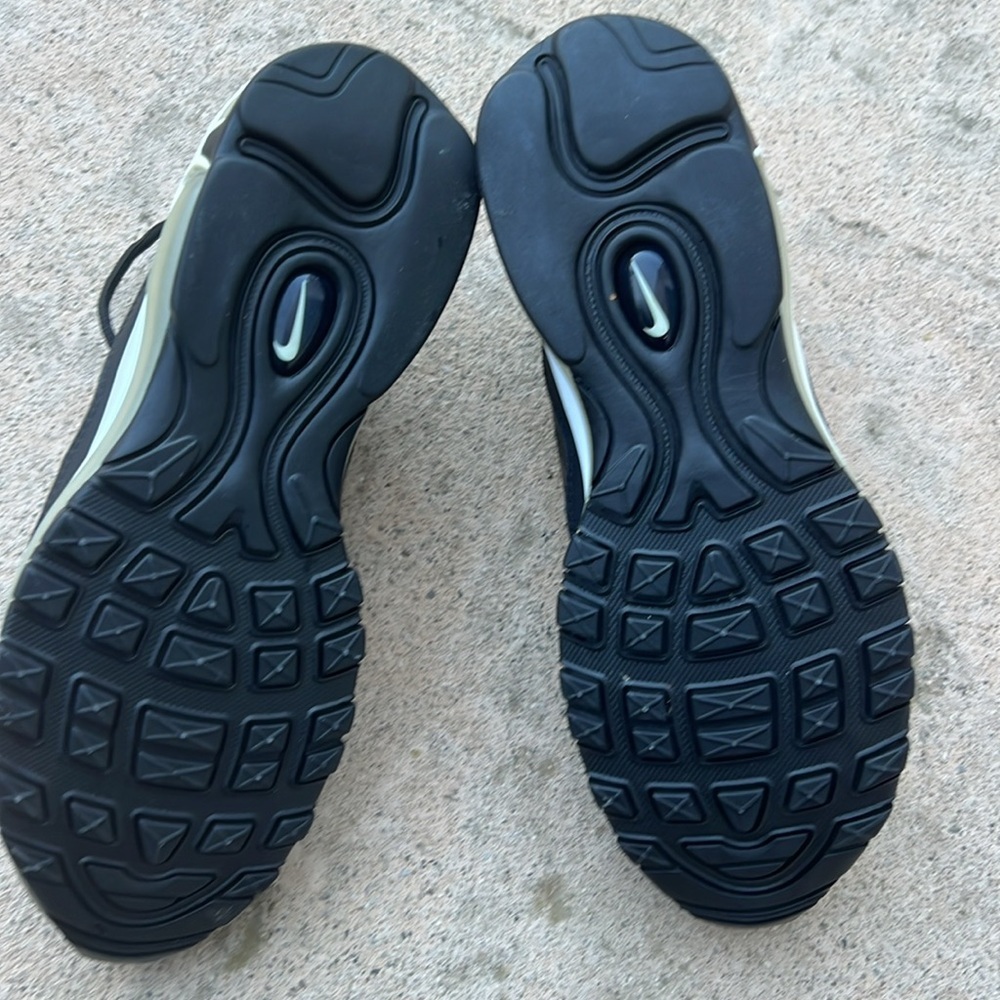 Nike Air Max 97 Plus Black/White Men's Sneakers Size 7.5 - Picture 7 of 8